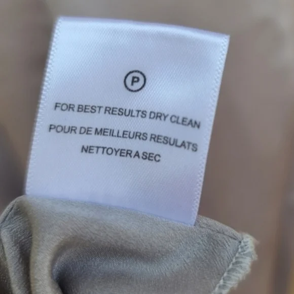 HALSTON HERITAGE Column Floor Length Gown 12 Champagne Draped Formal Prom Bridal - Picture 10 of 16